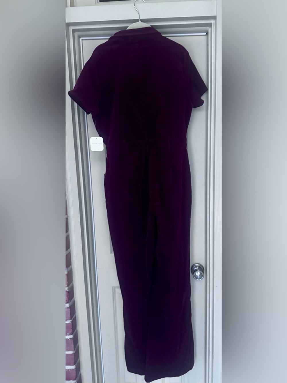 NWT- Altar’d State- Women's Burgundy Calliope Corduroy Jumpsuit - Size XL - Picture 5 of 6